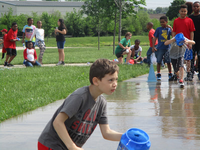 Elem Field Day water game